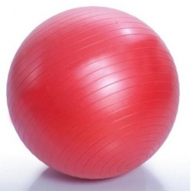 Мяч  для фитнеса 65 см ОРТОСИЛА L0165b в коробке с насосом (красный)