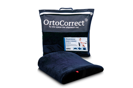 Подушка OrtoCorrect OrtoBack под спину ортопедическая (36*38,5*9)